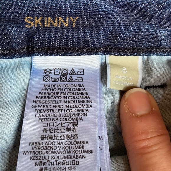 Michael Kors skinny zipper pocket jeans - Picture 2 of 4